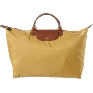 Longchamp Le Pliage Large Travel Tote Bag, Honey/mustard/yellow
